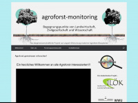 agroforst-monitoring.de Webseite Vorschau