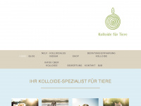 kolloide-fuer-tiere.de Webseite Vorschau