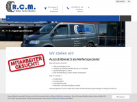 rcm-reifen.be Webseite Vorschau