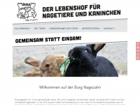 burg-nagezahn.de Webseite Vorschau