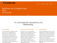 kilinks.de Webseite Vorschau