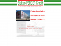 elektro-perger.com Webseite Vorschau