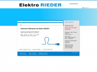 elektro-rieder.de Webseite Vorschau