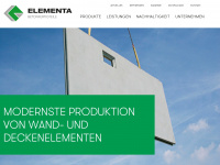 elementa-betonteile.de Webseite Vorschau