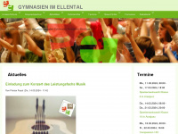 ellentalgymnasien.de Webseite Vorschau