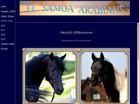 el-samoa-arabians.de Webseite Vorschau