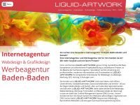 liquid-artwork.de Webseite Vorschau