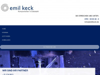 emilkeck.de Webseite Vorschau