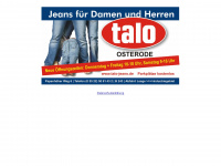 talo-jeans.de Webseite Vorschau