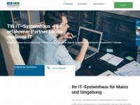 tw-it-systemhaus.de Webseite Vorschau