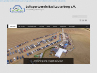 modellflug-badlauterberg.de Webseite Vorschau