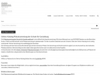 recherche-plakatsammlungbasel.ch Webseite Vorschau