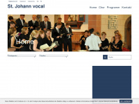 st-johann-vocal.de Webseite Vorschau