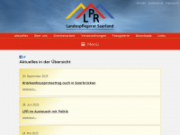 lpr-saarland.de Webseite Vorschau