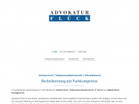 advokatur-flueck.ch Webseite Vorschau