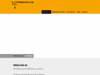krebsbauag.ch Webseite Vorschau