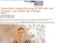 hairstoplaser.com Webseite Vorschau