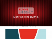 buehne-landshut.com Webseite Vorschau