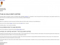 cold-drip-coffee.com Webseite Vorschau