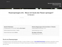 rasensprengen.info Webseite Vorschau