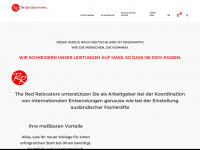 the-red-relocators.com Webseite Vorschau