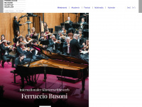 busoni-mahler.eu Webseite Vorschau