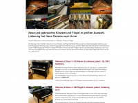 klavier-unna.de Webseite Vorschau