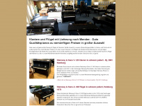 klavier-menden.de Webseite Vorschau