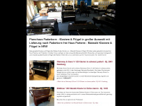pianohaus-paderborn.de Webseite Vorschau