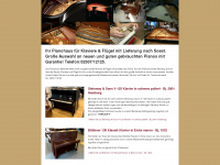 pianohaus-soest.de Webseite Vorschau