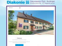 diakonie-pfuhl.de Webseite Vorschau