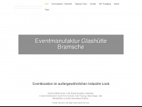 glashuette-events.de Webseite Vorschau