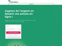 topcashback.fr Webseite Vorschau