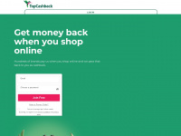 topcashback.com.au Webseite Vorschau