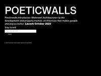 poeticwalls.com Webseite Vorschau