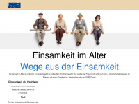 einsamkeit-im-alter.ch Webseite Vorschau