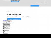 med-media.eu Webseite Vorschau