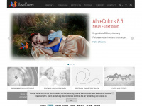 alivecolors.com Webseite Vorschau