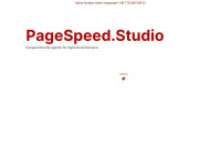 Pagespeed.studio