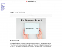 buergergeld-antrag.org Webseite Vorschau