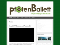 pfotenballett.ch Webseite Vorschau