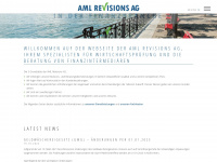 aml-revision.ch Webseite Vorschau