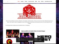 jackrhodan.ch Webseite Vorschau