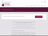 kulturstiftung.at Webseite Vorschau