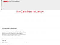 zahnarzt-lonsee.de Webseite Vorschau