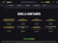 gorilla-hanfsamen.de Webseite Vorschau