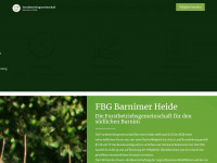 fbg-barnimer-heide.de Webseite Vorschau