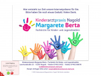 kinderarztpraxis-berta.de Webseite Vorschau