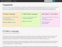 pattern-language.wiki Webseite Vorschau