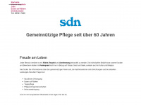 sdn-pflege.de Webseite Vorschau